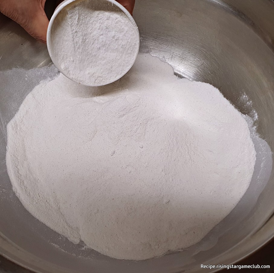 쫄깃한 감자 콩떡을 만들 감자 전분