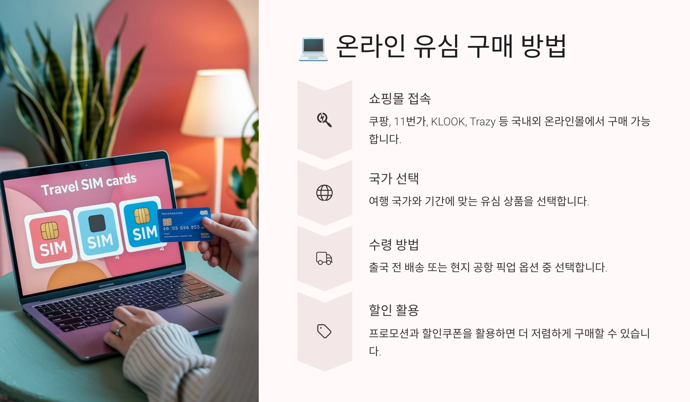💻 온라인 유심 구매 방법
