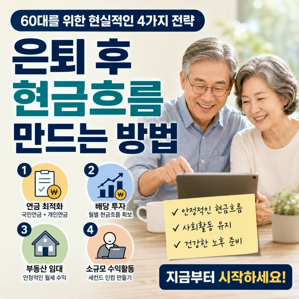 은퇴 후 현금흐름 만들기