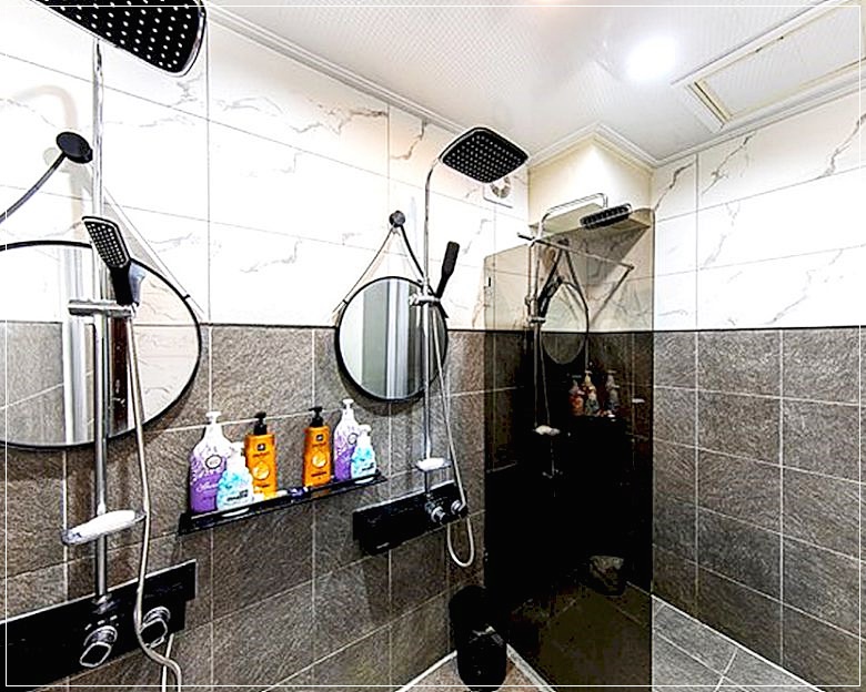 청결하게 잘 관리 되어 있는 시크릿테라피의 샤워실