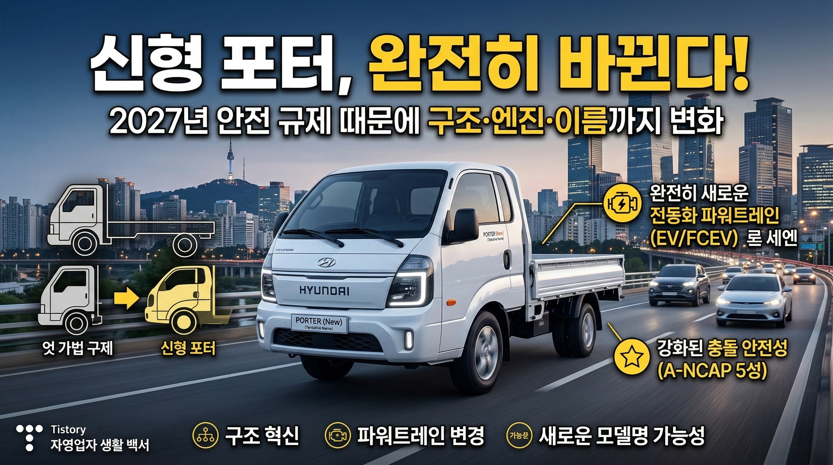 신형 포터 이미지