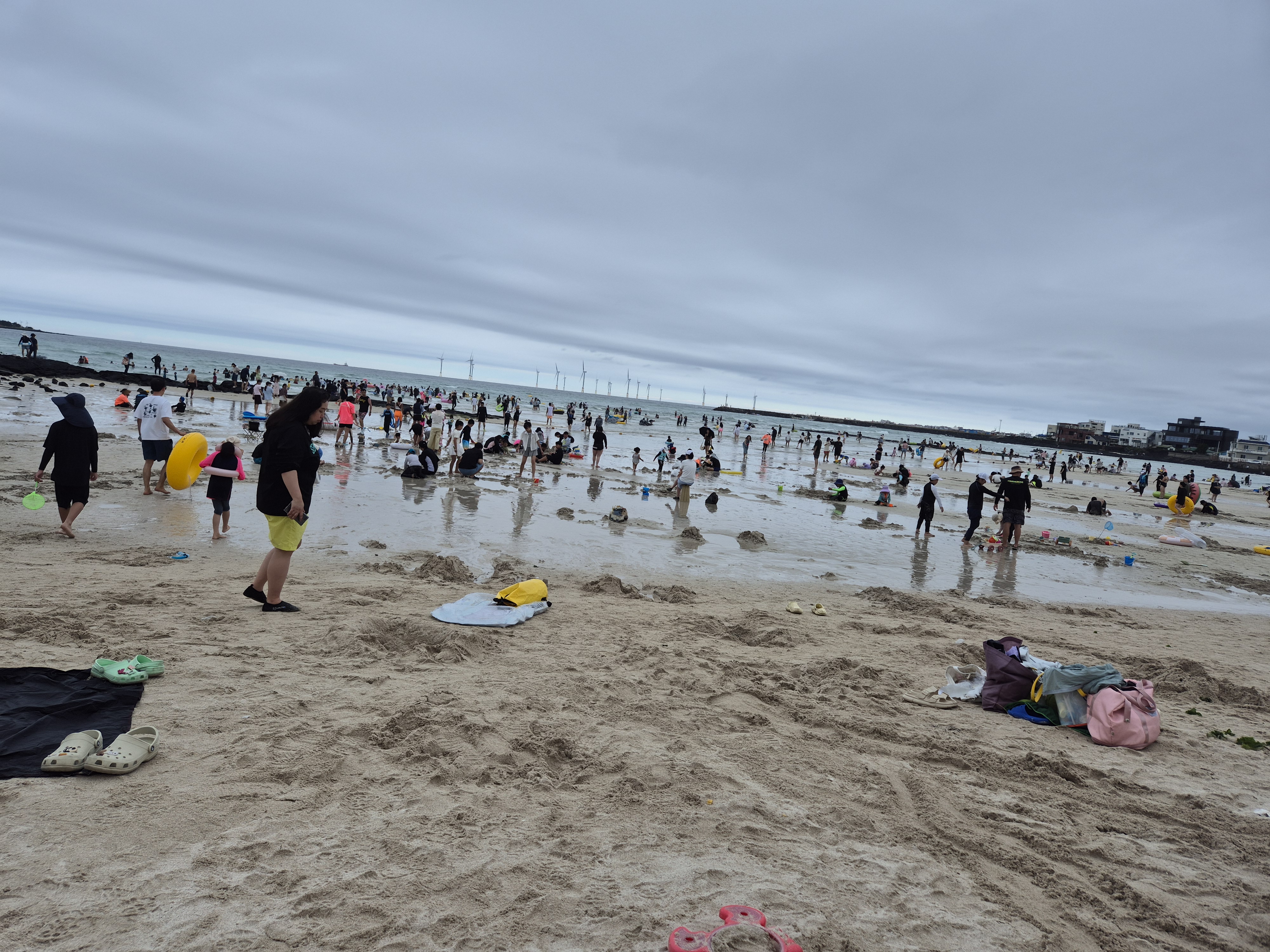 제주도 협재해수욕장 파도타기 좋은 날!