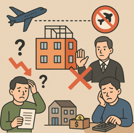 고도제한구역 건물 증축 손실