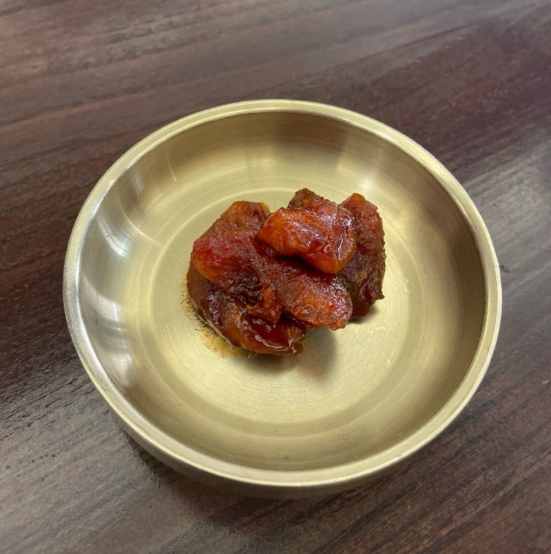 감말래이무침