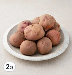 국내산 홍감자&#44; 1kg&#44; 2개