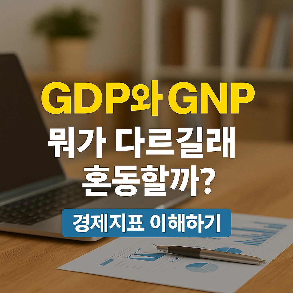 GDP와 GNP, 뭐가 다르길래 혼동할까 경제지표 이해하기