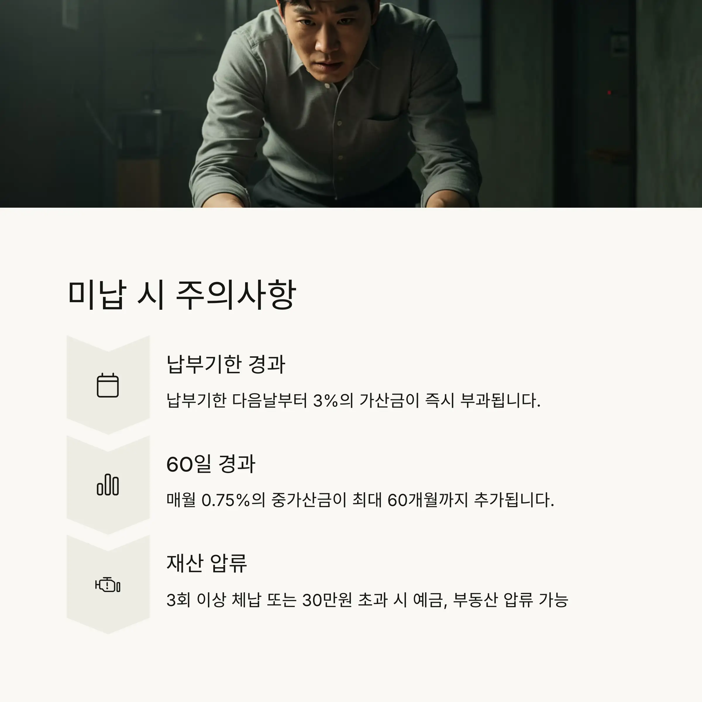 ⚠️ 납부 기한 경과 시 주의사항