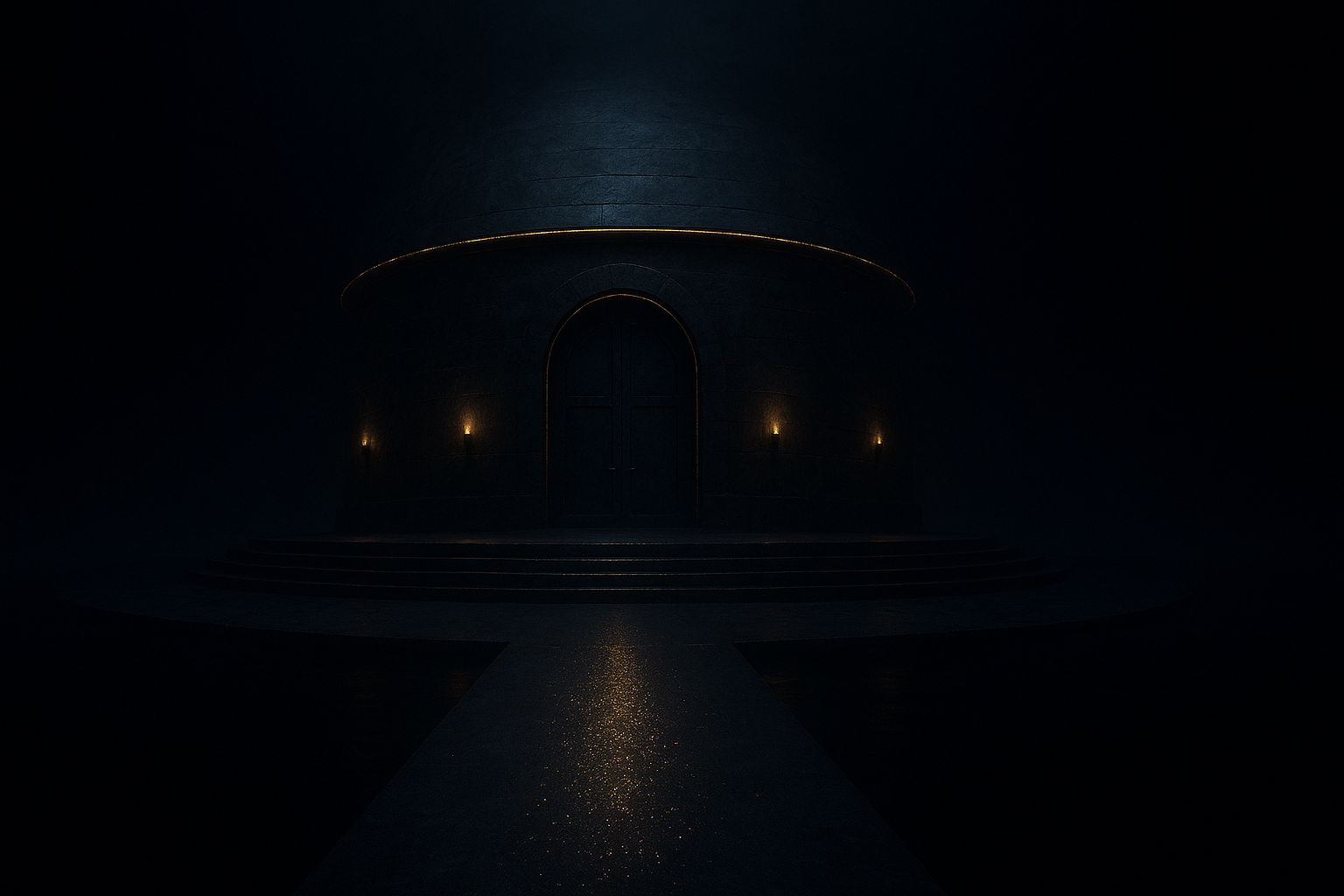 시간의 끝 성채 컨셉 아트