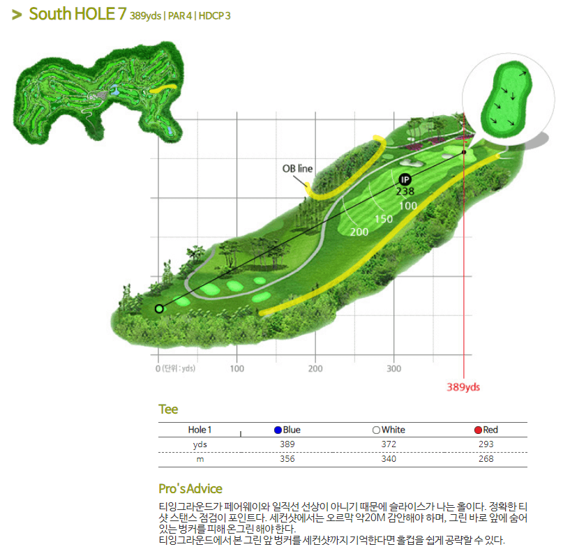 안성베네스트 골프클럽 남코스 7