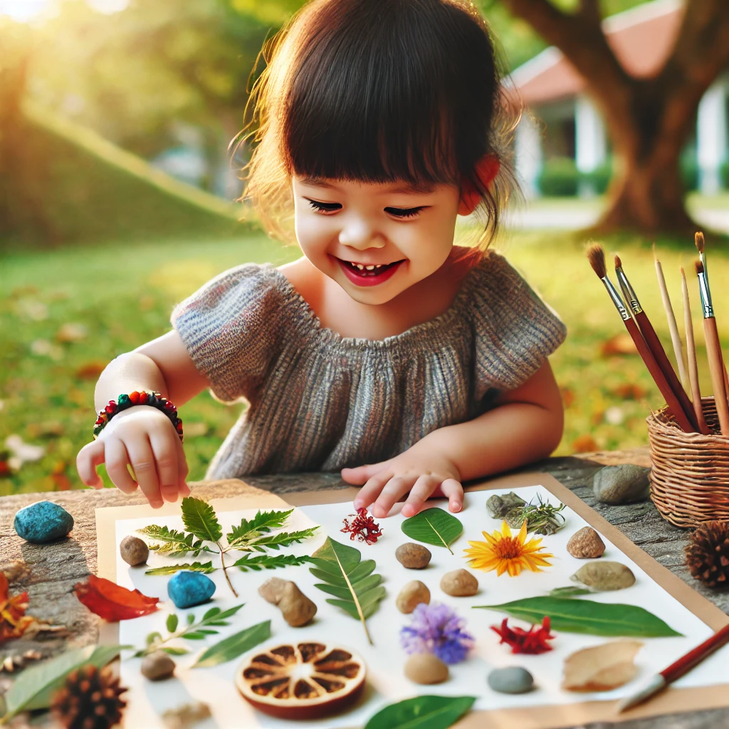 자연물로 꾸미기