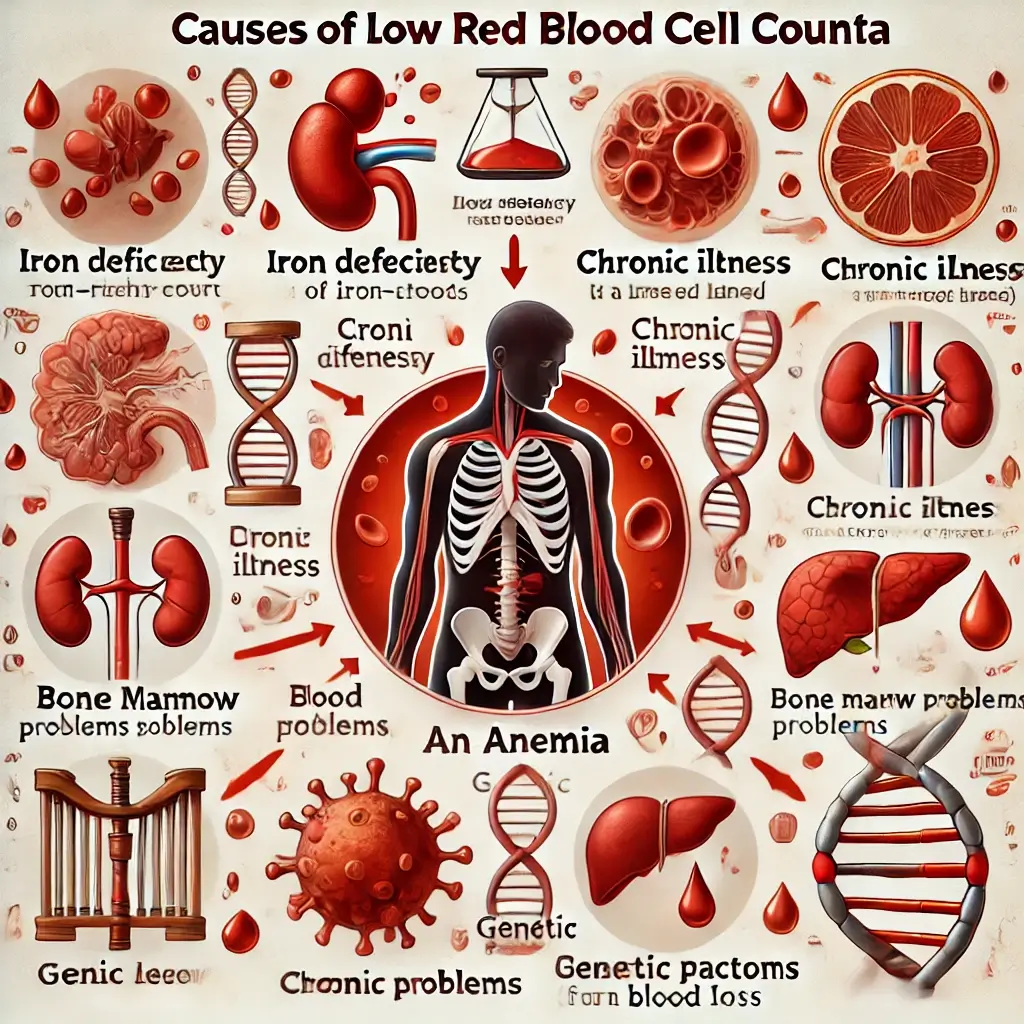 적혈구 수치가 낮은 원인