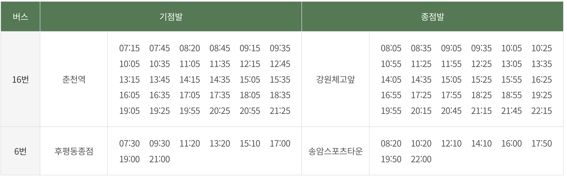 춘천 삼악산 호수케이블카 가는길