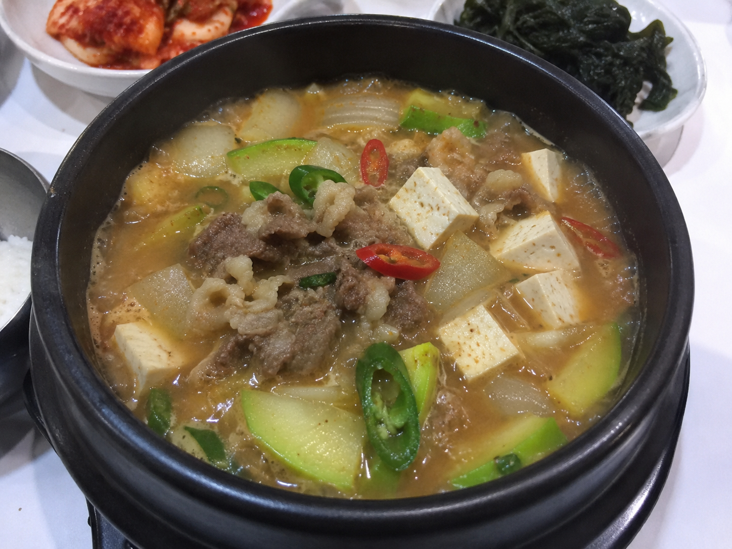 차돌박이 된장찌개