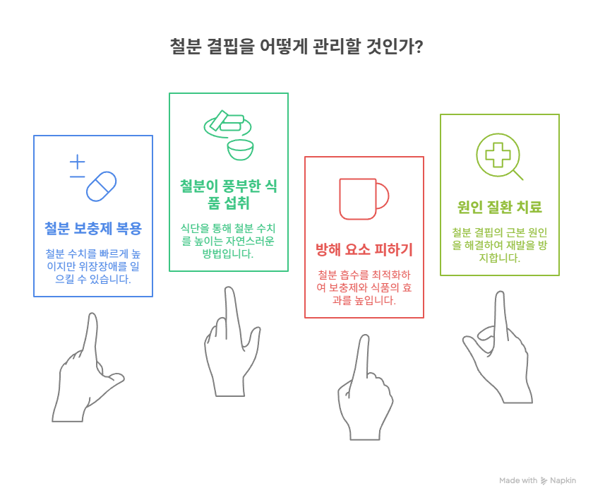철분 결핍 관리법