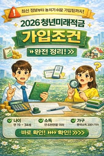 청년미래적금 가입조건