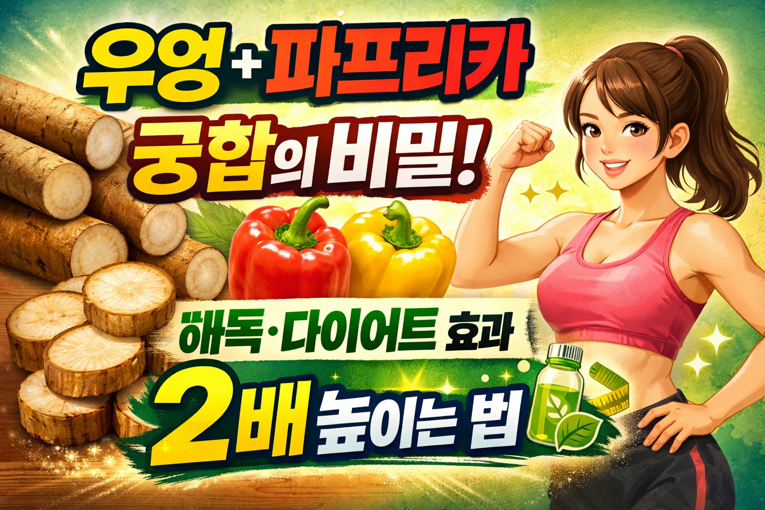 우엉+파프리카