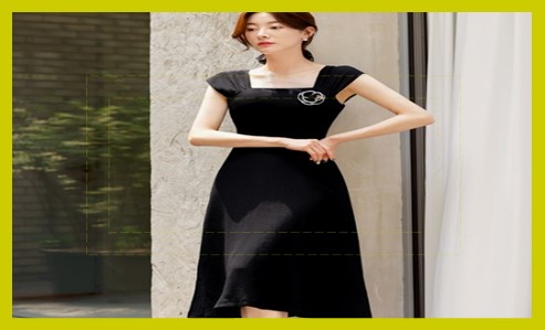 블랙 슬리브리스 원피스