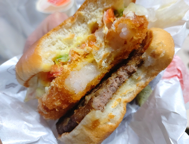 아빠상어 새우버거