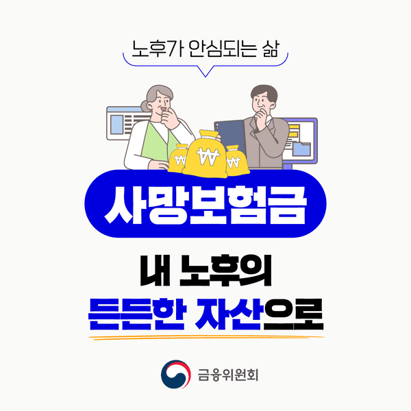 사망보험금 유동화, 55세부터 연금처럼 받는다! 제도 전격 정리