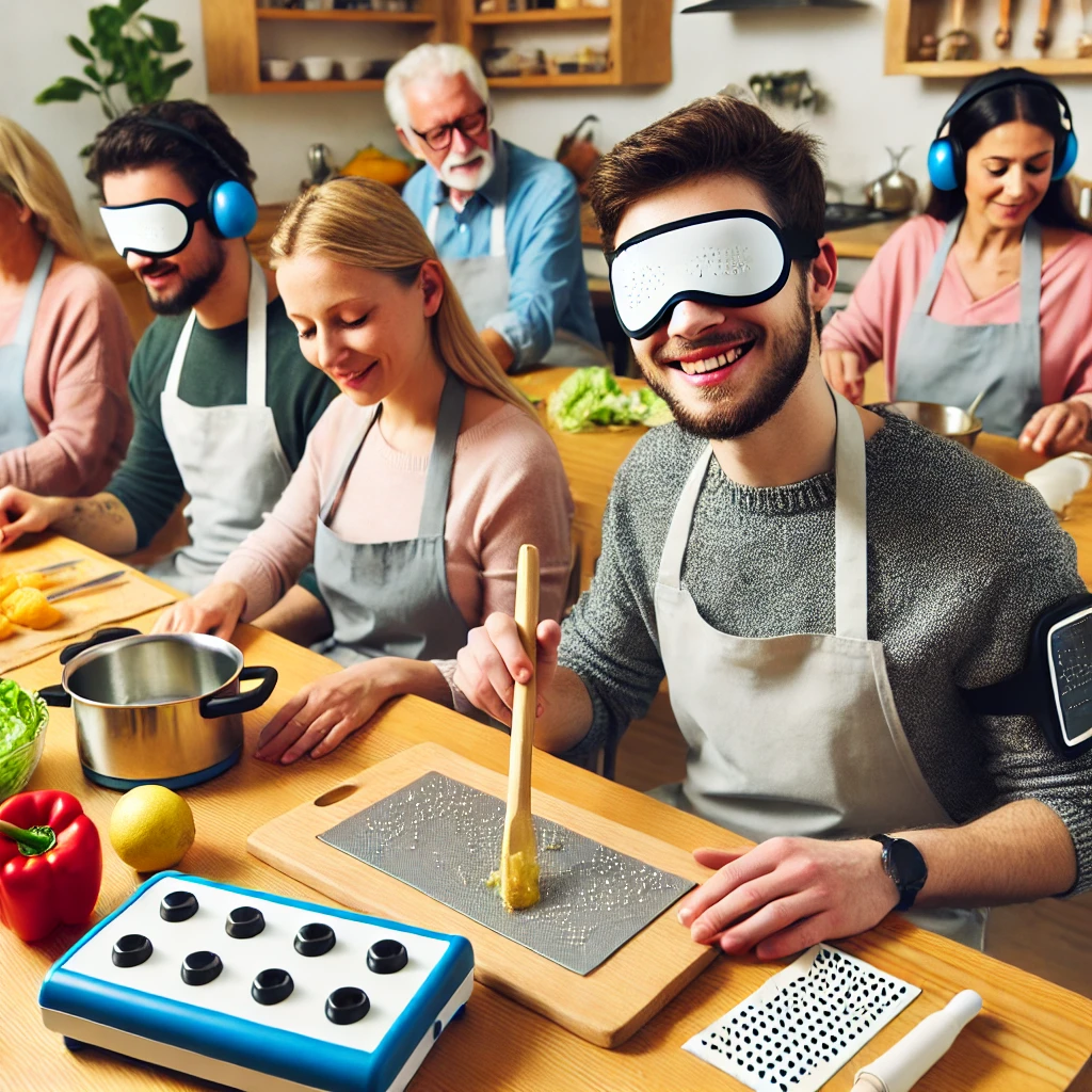 시각장애인을 위한 요리체험
