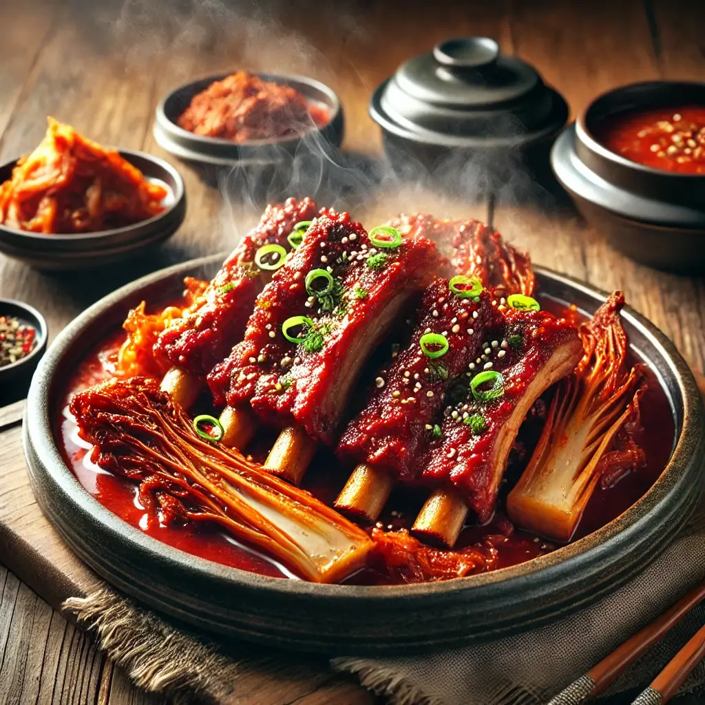 묵은지 등갈비찜