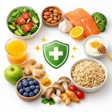 식단으로 면역력 높이는 음식 구성 예시14