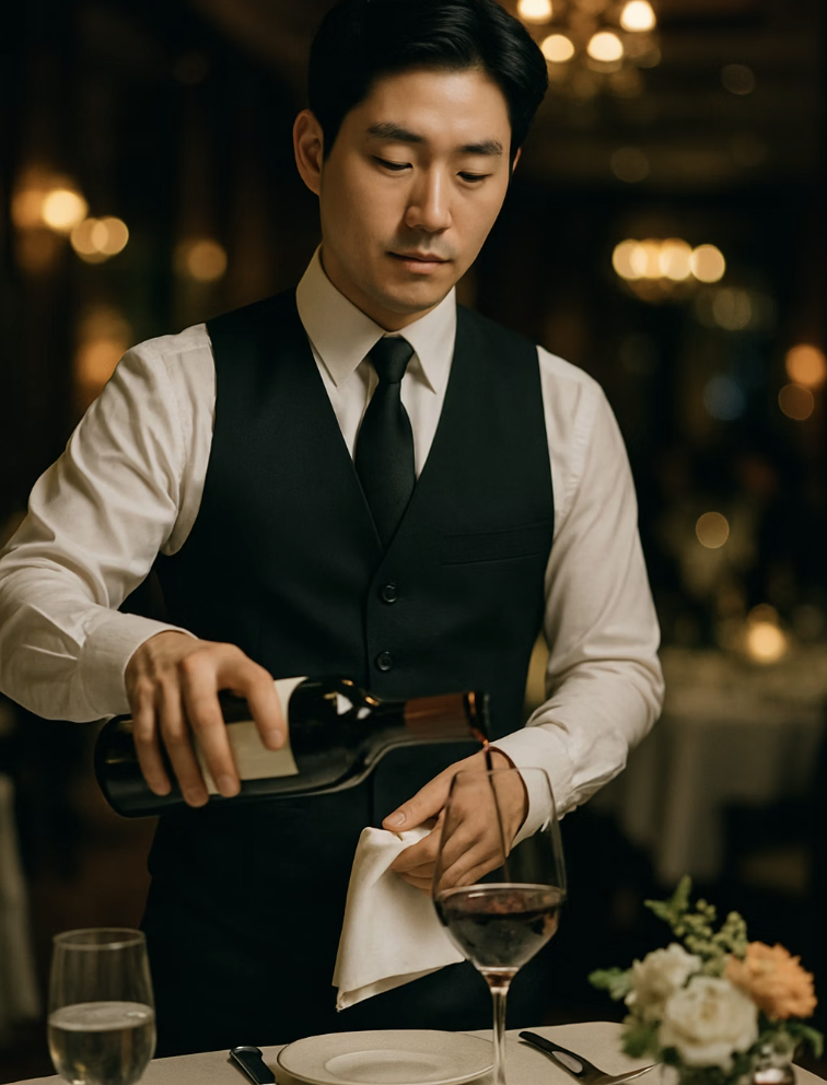 보이지 않는 섬세함, 서비스