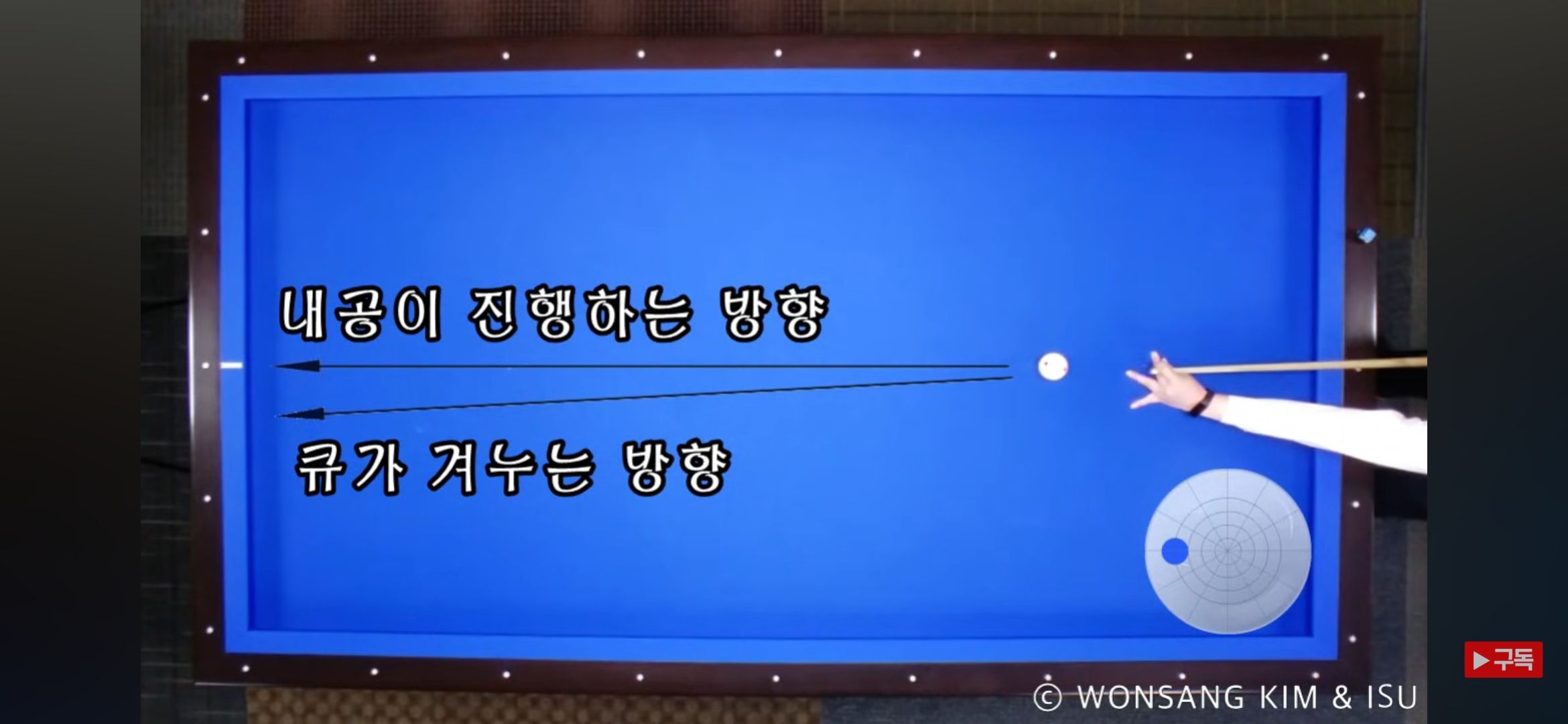 당구 당점 완전 정복