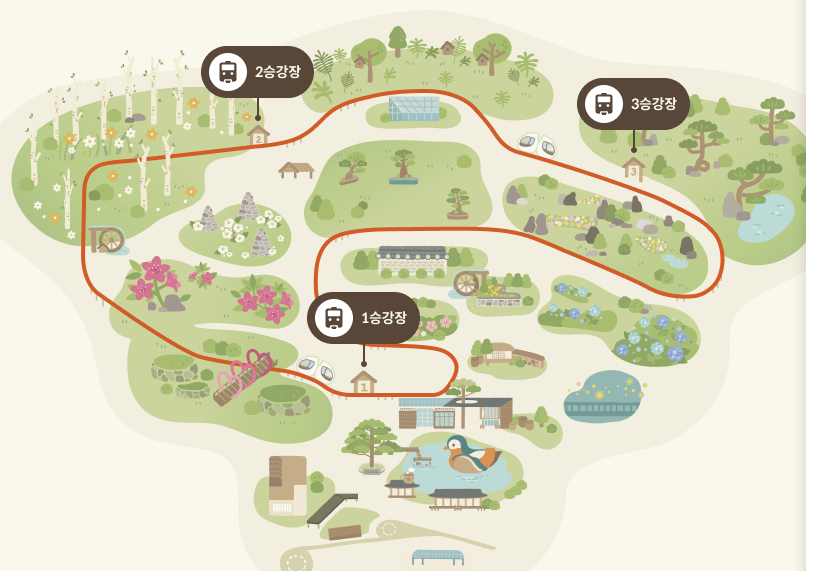 화담숲 모노레일