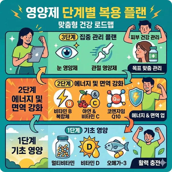 영양제 단계별 복용 플랜