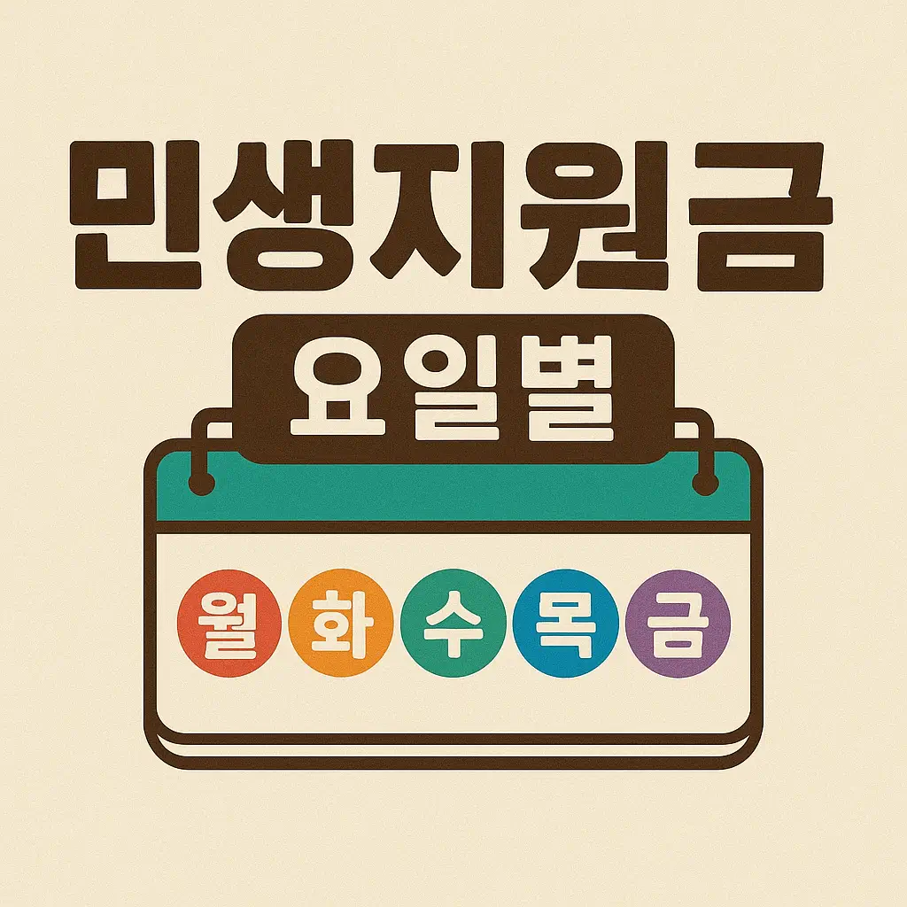 전국민 민생지원금 요일제 이미지