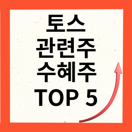 토스 관련주 대장주 TOP 5
