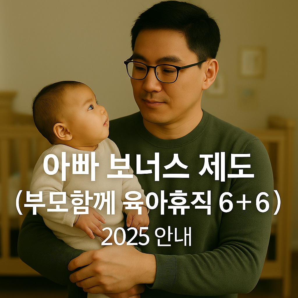 2025 아빠 보너스 제도(부모함께 육아휴직 6+6) 완벽 가이드
관련된 사진