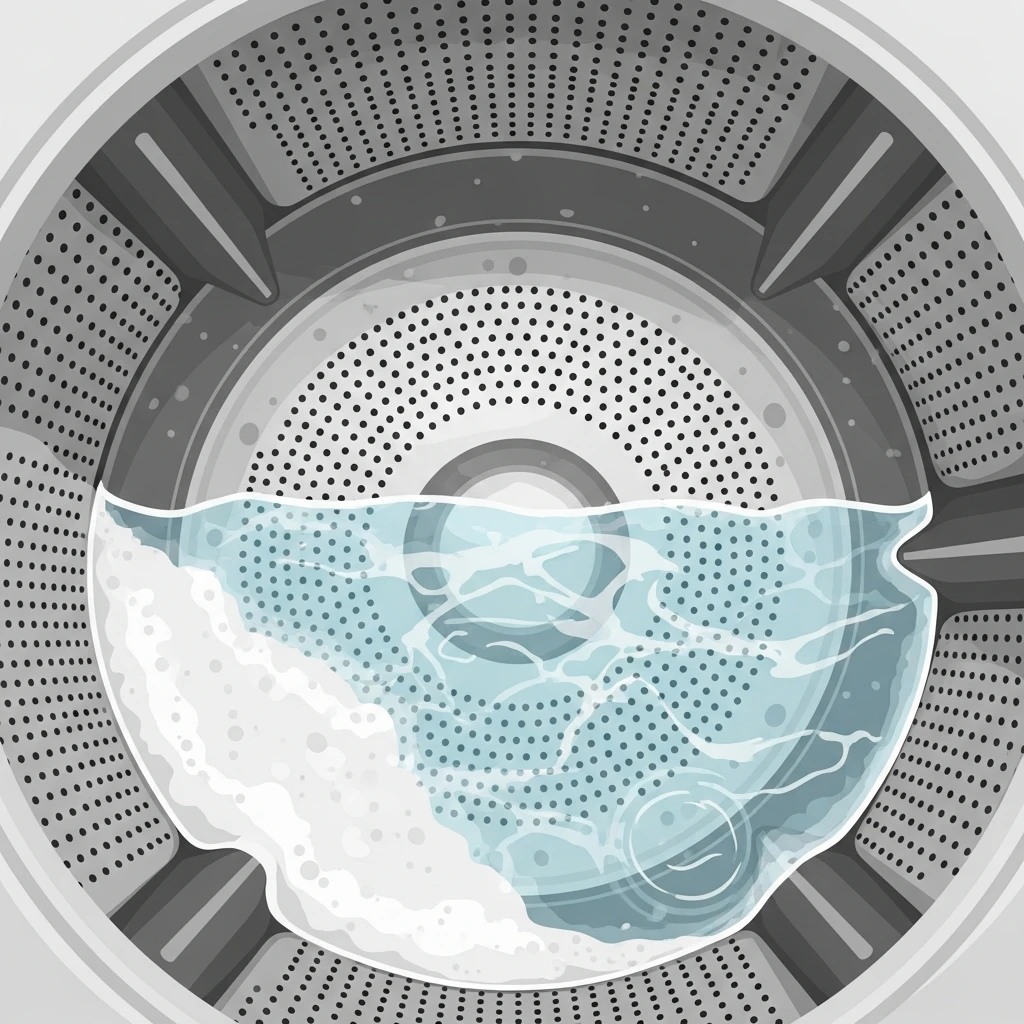 세탁통 바닥 잔수