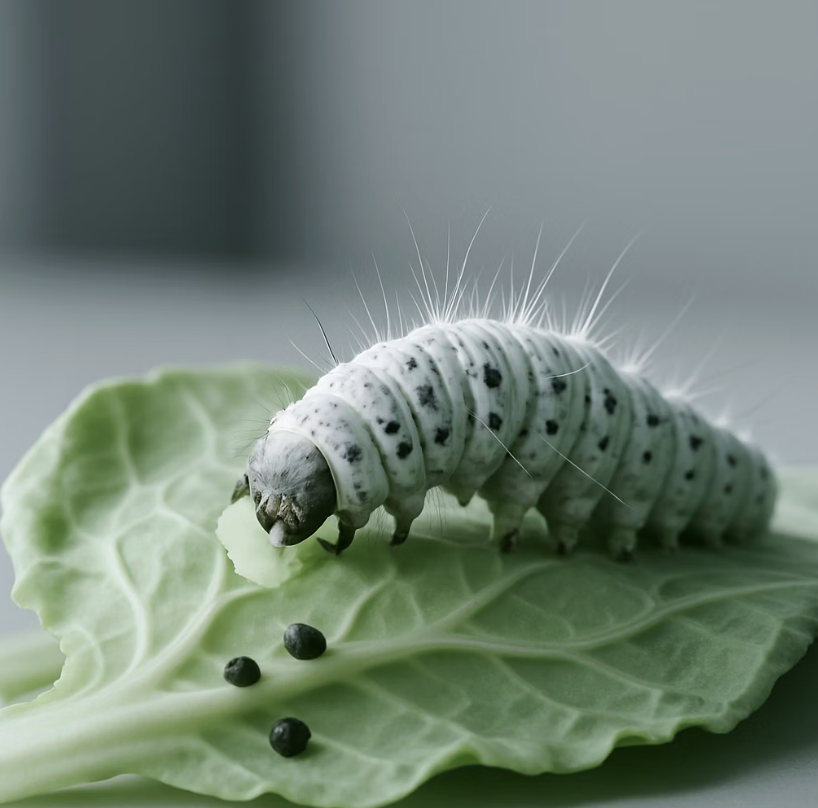 먹고&amp;#44; 자고&amp;#44; 싸고! 열일하는 애벌레