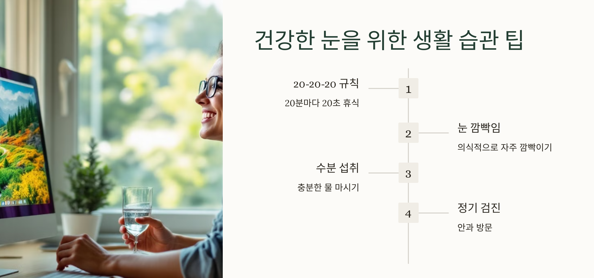 안구건조증 해결 방법에 대한 사진