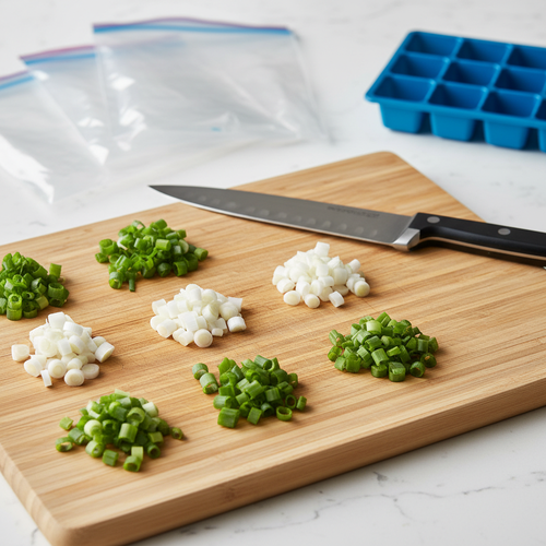 오래 두고 먹는 쪽파&amp;#44; 완벽 냉동 보관 꿀팁