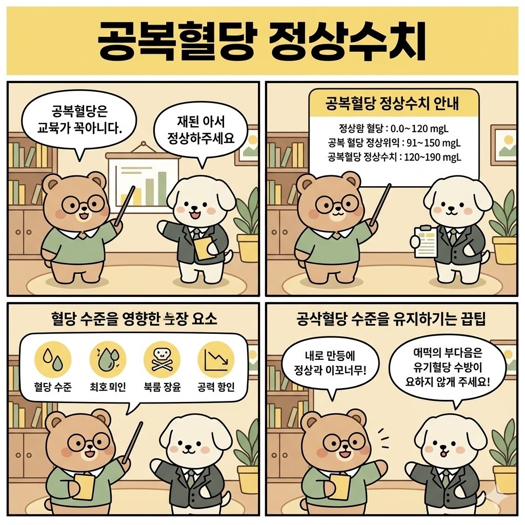 공복혈당 정상수치 건강검진 결과를 제대로 해석하는 핵심 기준