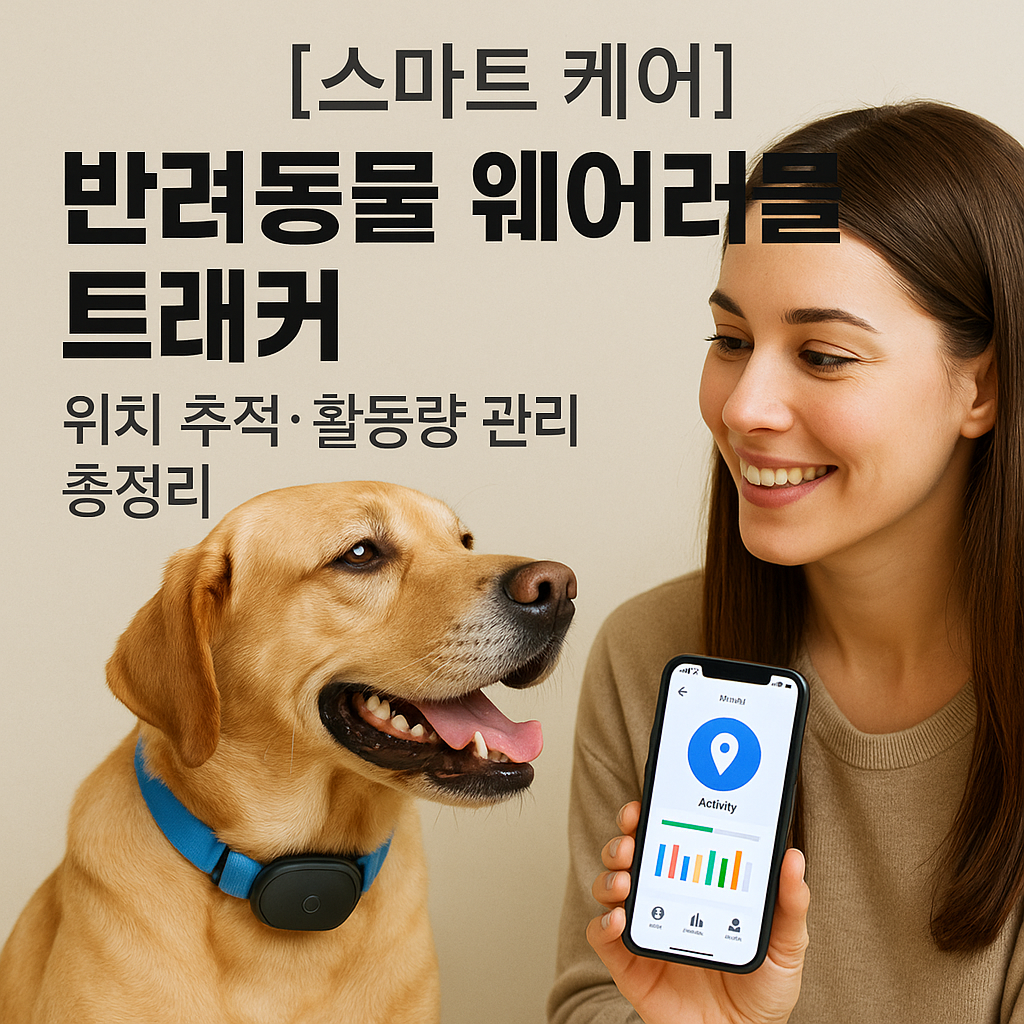 [스마트 케어] 반려동물 웨어러블 트래커 ｜ 위치 추적&middot;활동량 관리 총정리