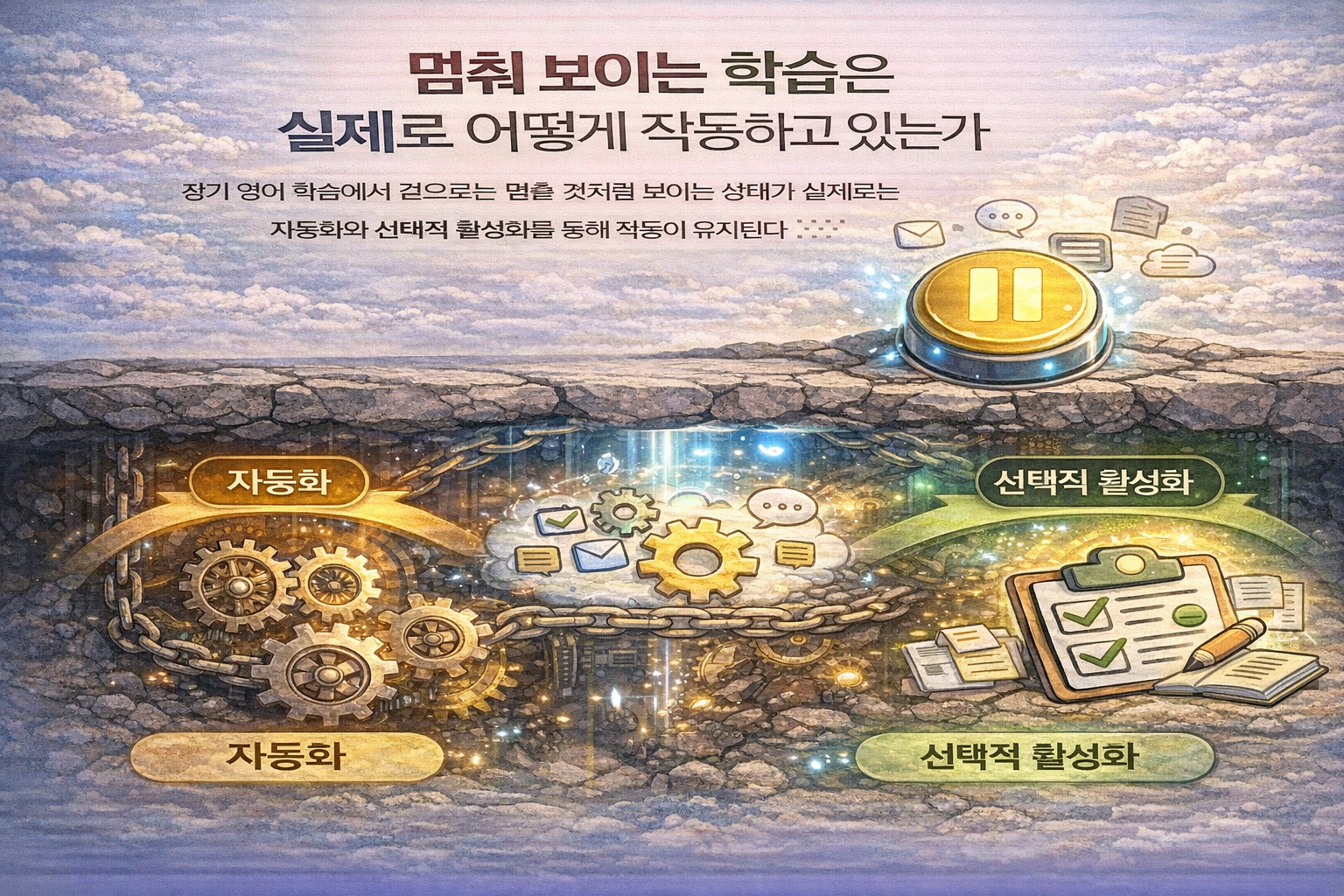 TEFL 영어교수법 멈춰 보이는 학습은 실제로 어떻게 작동하고 있는가