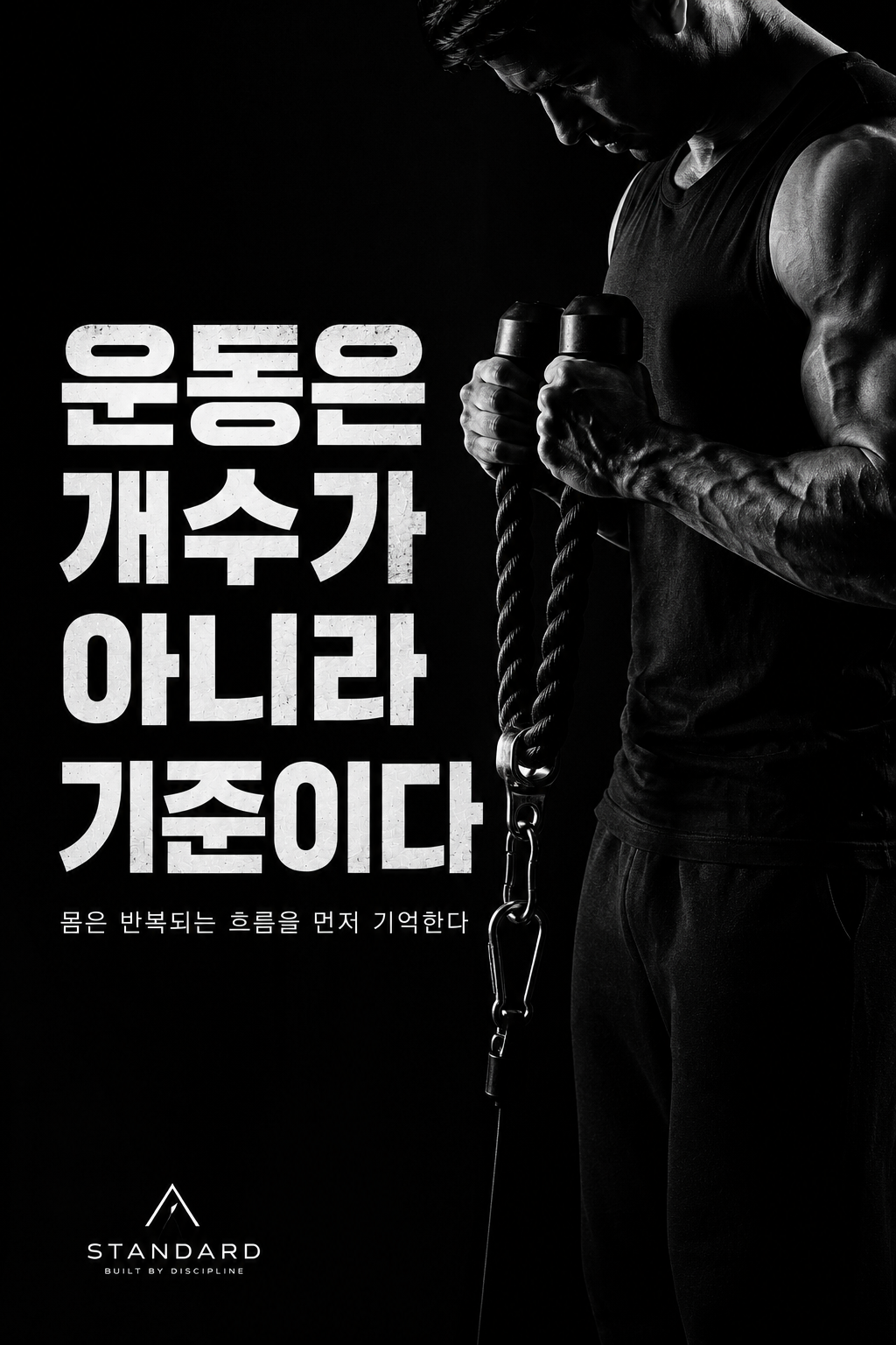 운동은 개수가 아니라 기준이다