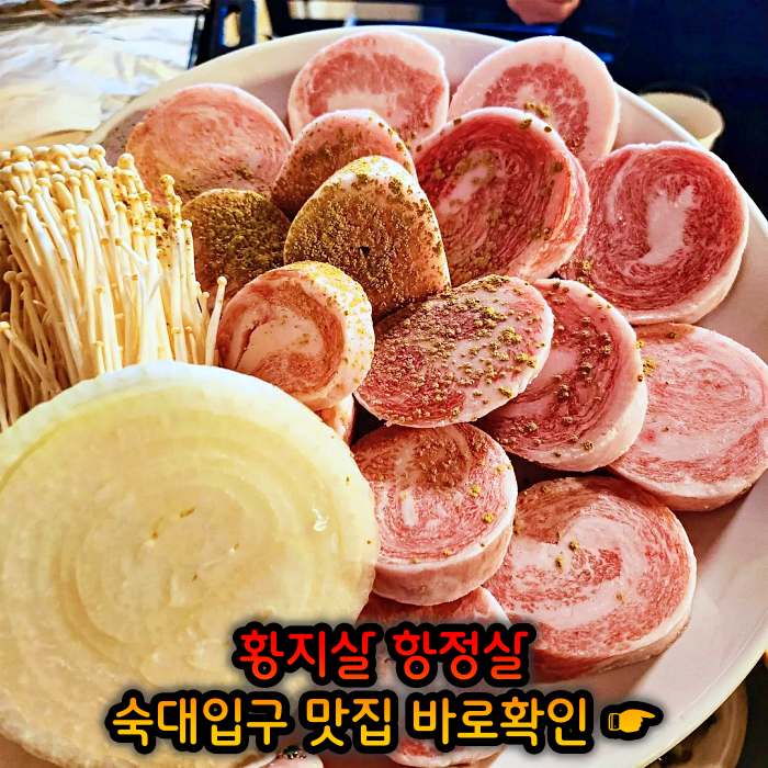 고기서만나 숙대입구 남영동 황지살, 오도독갈비, 항정살 맛집