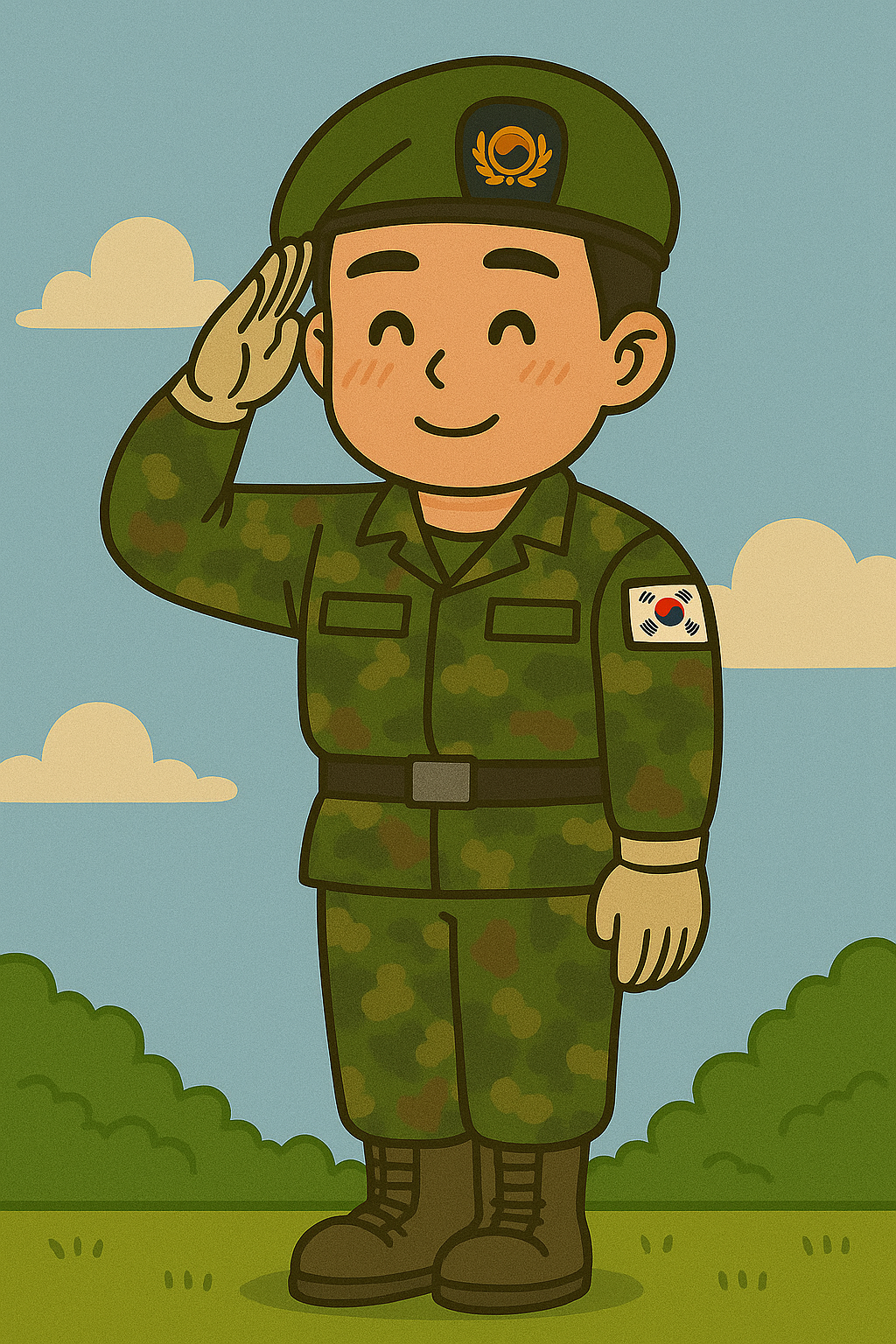 부사관의 모습