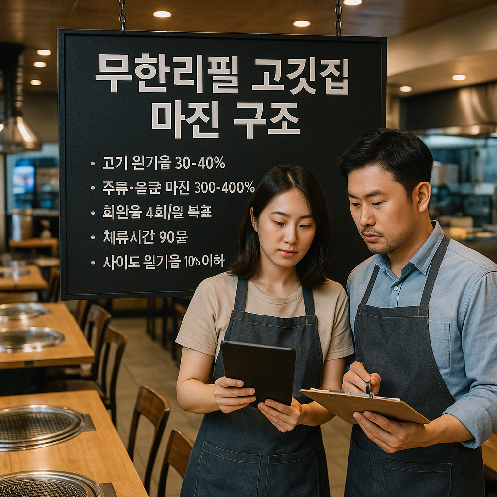 무한리필 고깃집 마진 구조 분석하기