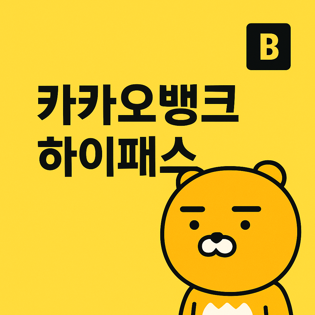 카카오뱅크 하이패스