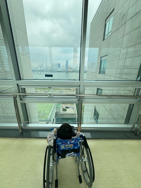 한강보고있는 아기