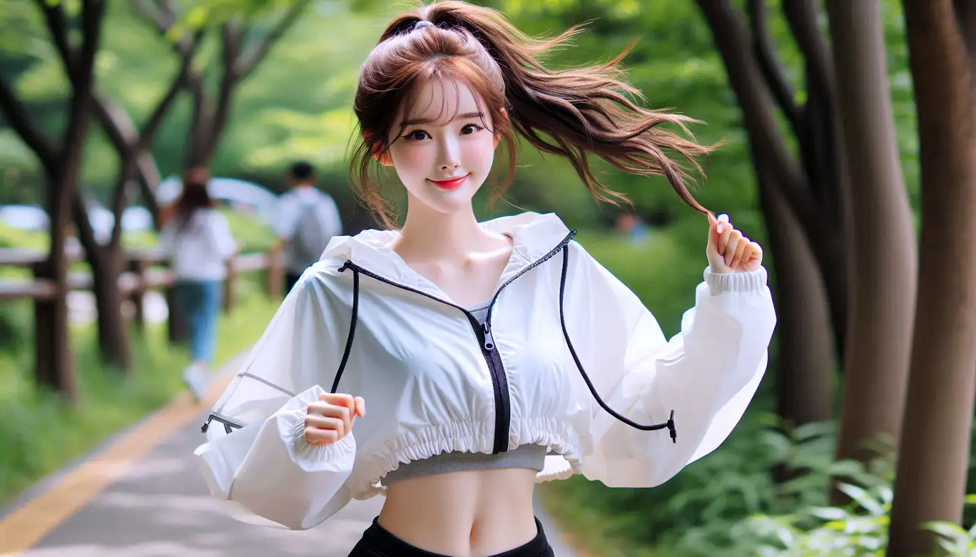 턱살-빼는법으로-다이어트하는-여성의-모습