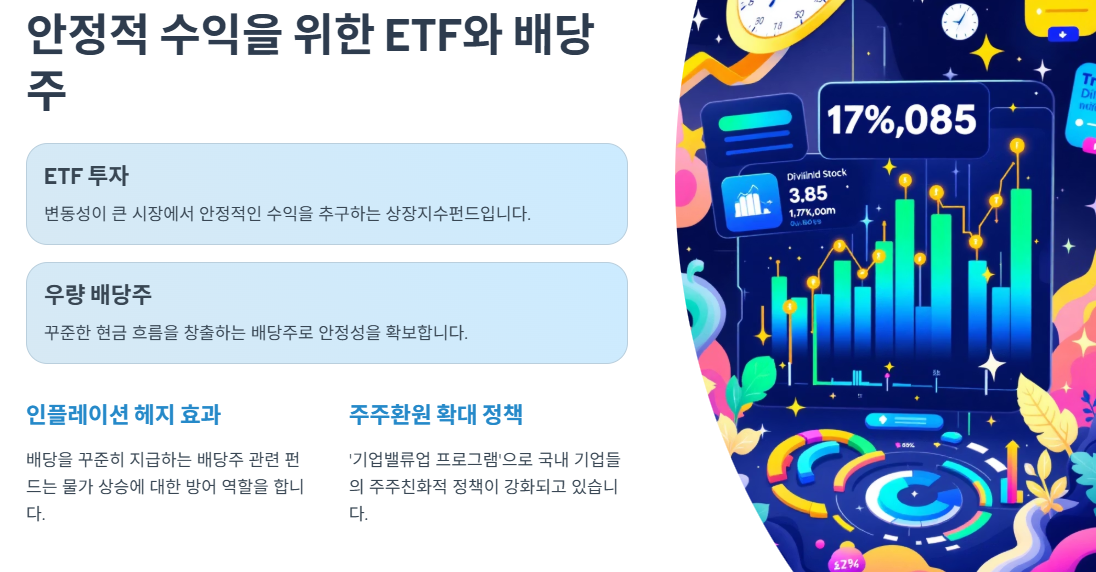 안정적 수익을 위한 ETF와 배당주 투자