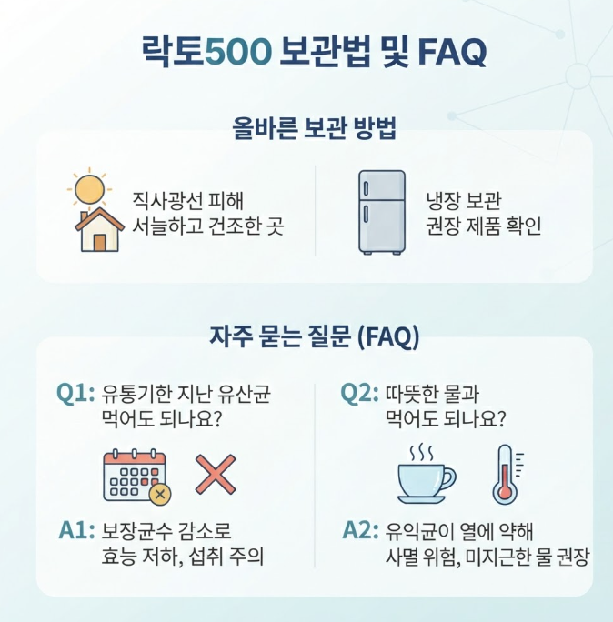락토500 유산균 성분