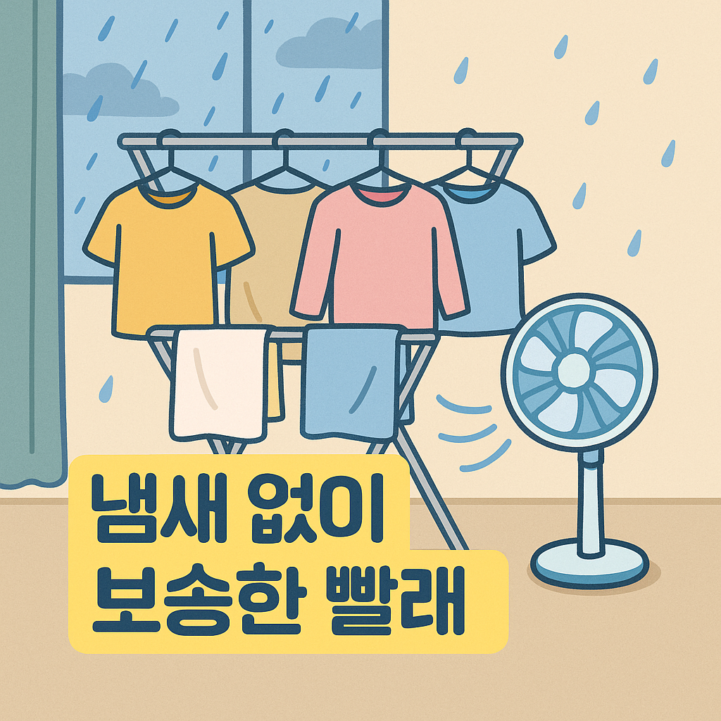 장마철 빨래 냄새, 이젠 안녕!